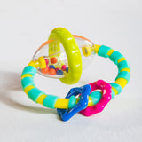 Bright Starts Grab & Spin Rattle and Teether Toy, Ages 3 months + Multicolor Teether, rattle - Premium Baby Rattles from Bright Starts - Just $4.99! Shop now at KisLike