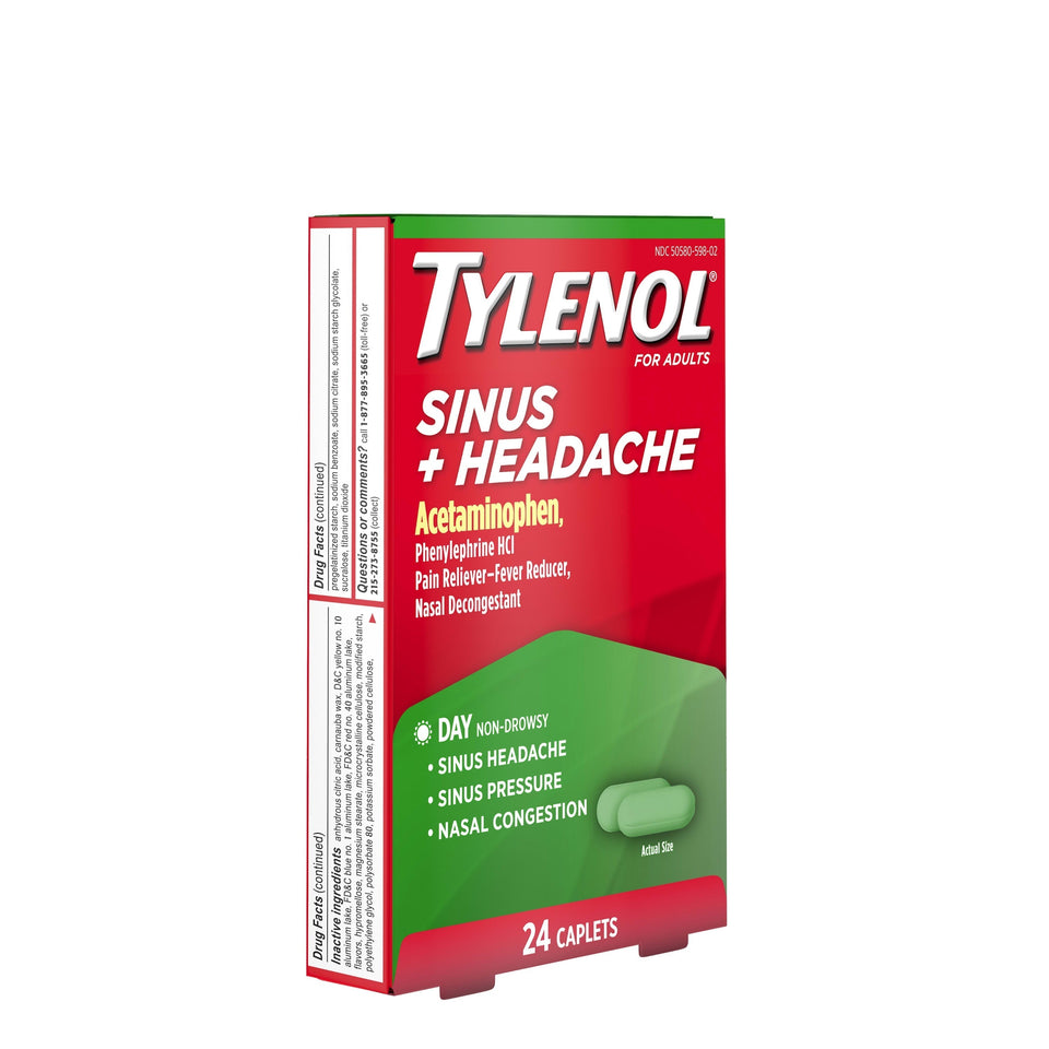 TYLENOL Sinus + Headache Non-Drowsy Daytime Caplets, 24 ct Other - Premium Headaches & Fever from TYLENOL - Just $10.99! Shop now at Kis'like