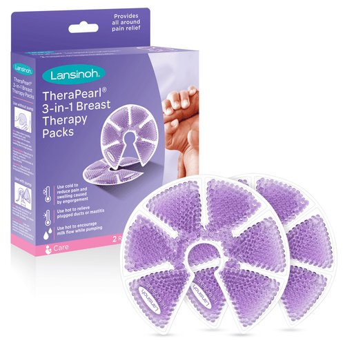 Lansinoh TheraPearl Breast Therapy Pack for Breastfeeding Moms, 2 Pack Purple NA - Premium Breast Care from Lansinoh - Just $12.99! Shop now at KisLike