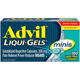 Advil Liqui-Gels Minis Pain and Fever Liquid Capsules, 200 Mg Ibuprofen, 160 Count 160 ct - Premium Headaches & Fever from Advil - Just $21.99! Shop now at KisLike