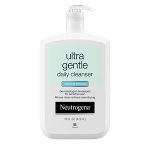 Neutrogena Ultra Gentle Foaming and Hydrating Face Wash for Sensitive Skin, Gently Cleanses Without Over Drying, Oil-Free, Soap-Free, 16 fl. oz SPF 45 - Premium Washes from Neutrogena - Just $12.89! Shop now at KisLike