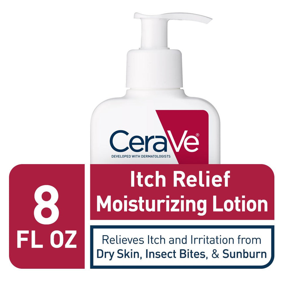 CeraVe Anti Itch Moisturizing Lotion with Pramoxine Hydrochloride | Relieves Itch with Minor Skin Irritations, Sunburn Relief, Bug Bites | 8 Ounce 8 Fl Oz (Pack of 1) - Premium Unknown from CeraVe - Just $18.89! Shop now at KisLike