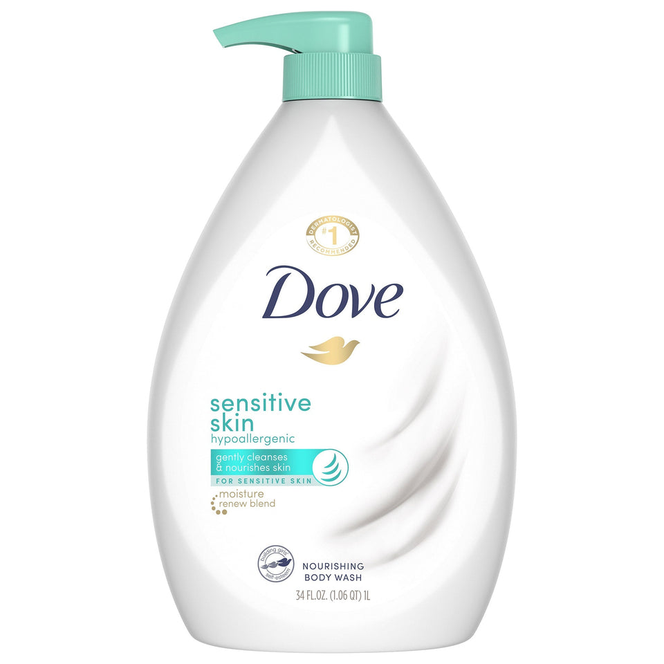 Dove Body Wash Sensitive Skin 34 fl. Oz. 34 oz - Premium Body Wash & Shower Gel from Dove - Just $11.99! Shop now at Kis'like