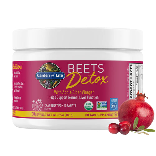 Garden of Life Organic Beet Root Powder with Antioxidants, Vitamin C, Probiotics & Apple Cider Vinegar for Digestive & Liver Health – Beets Detox – Vegan, Non GMO, Cranberry Pomegranate, 30 Servings - Premium Detox & Cleanse from Garden of Life - Just $30.89! Shop now at KisLike