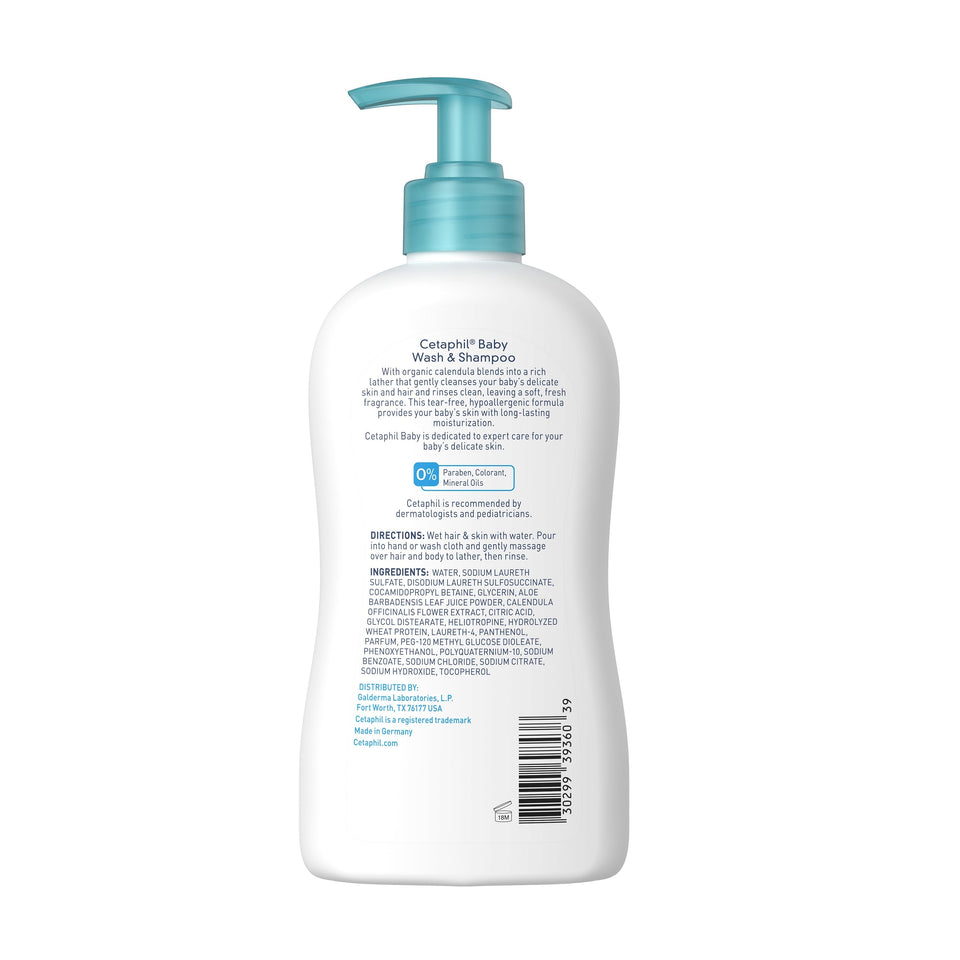 Cetaphil Baby Wash and Shampoo 13.5 oz Other 13.5 fl oz - Premium Baby Shampoos & Body Washes from Cetaphil - Just $11.99! Shop now at Kis'like