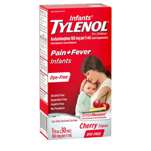 Infants' Tylenol Acetaminophen Medicine, Dye-Free Cherry, 1 fl. oz Other - Premium Oral Pain Relief from TYLENOL - Just $8.99! Shop now at KisLike