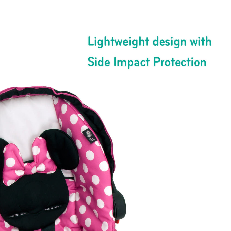 Disney Baby Light 'n Comfy 22 Luxe Infant Car Seat, Minnie Dot Other - Premium Infant Car Seats from Disney Baby - Just $135.99! Shop now at Kis'like