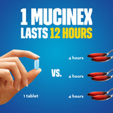Mucinex Maximum Strength 12 hour Chest Congestion Medicine, Chest Congestion Relief, Expectorant, Lasts 12 hours, Powerful Symptom Relief, Extended-Release Bi-layer tablets, 42 count Multicolor 42 ct - Premium Cough & Cold Must Haves from Mucinex - Just $34.99! Shop now at KisLike