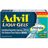Advil Liqui-Gels Minis Pain and Fever Liquid Capsules, 200 Mg Ibuprofen, 80 Count N/a 80 ct - Premium Headaches & Fever from Advil - Just $13.99! Shop now at Kis'like