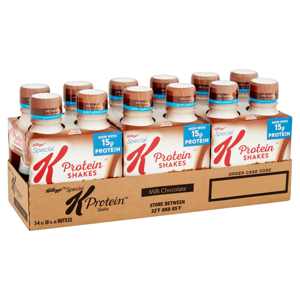 Kellogg's Special K Protein Liquids Protein, Milk Chocolate, 15g Protein, 12 Bottles - Premium Protein Shakes from Special K - Just $27.46! Shop now at Kis'like