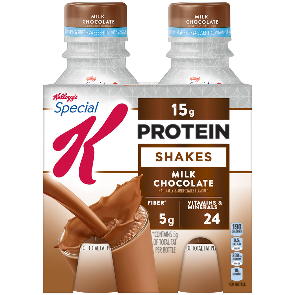 Kellogg's Special K Protein Liquids Protein, Milk Chocolate, 15g Protein, 12 Bottles - Premium Protein Shakes from Special K - Just $27.46! Shop now at Kis'like
