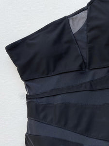 One-Shoulder Sleeveless One-Piece Swimsuit - Premium trajes de baño from Trendsi - Just $23! Shop now at KisLike