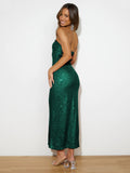 Sequin Cutout Tube Dress - Premium DRESSES from Trendsi - Just $37.20! Shop now at KisLike