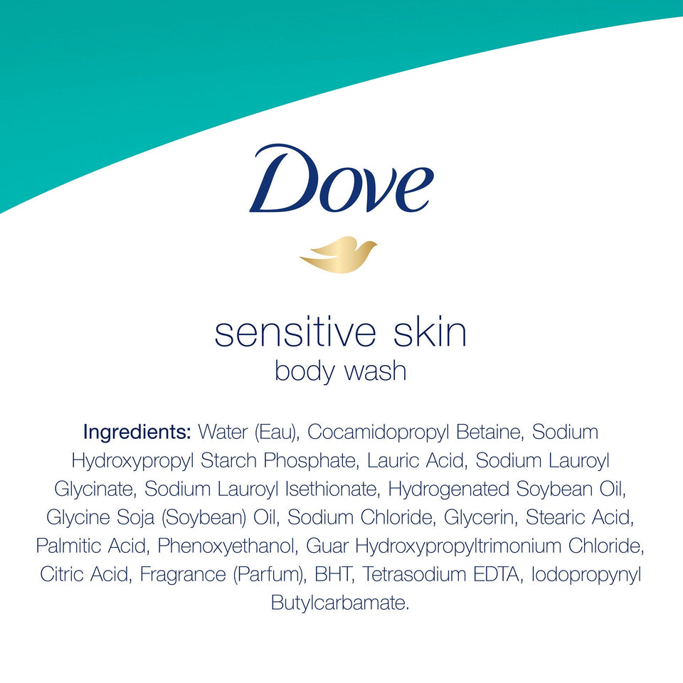 Dove Body Wash Sensitive Skin 34 fl. Oz. 34 oz - Premium Body Wash & Shower Gel from Dove - Just $11.99! Shop now at Kis'like