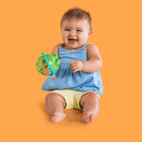 Oball Jingle & Shake Pal Easy-Grasp Rattle, Ages Newborn + Green - Premium Baby Stocking Stuffers from Oball - Just $8.99! Shop now at Kis'like