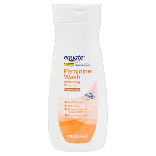 Equate Feminine Wash, Refreshing Paradise, 15 fl. Oz. Compare-to statements for graphics:1. Gy - Premium Equate Personal Health and Hygiene from Equate - Just $5.99! Shop now at Kis'like