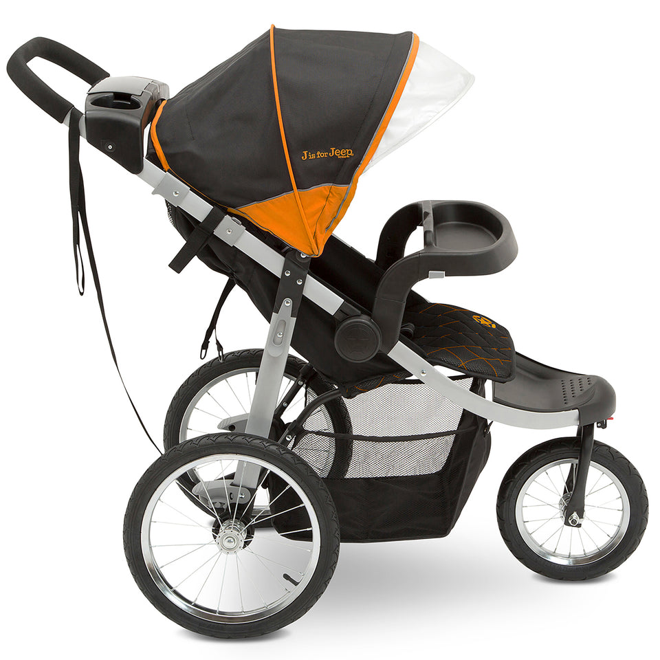 chicco stroller orange Jeep Unlimited Range Jogger by Delta Children, Trek Orange Tonal One Size