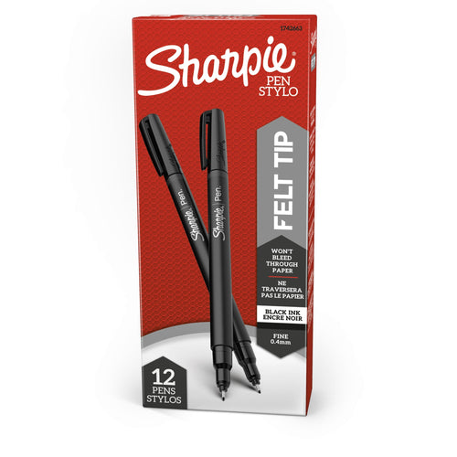 Sharpie Fine Point Pens, Black Permanent Ink, 12 Count - Premium Permanent Markers from Sharpie - Just $27.17! Shop now at Kis'like