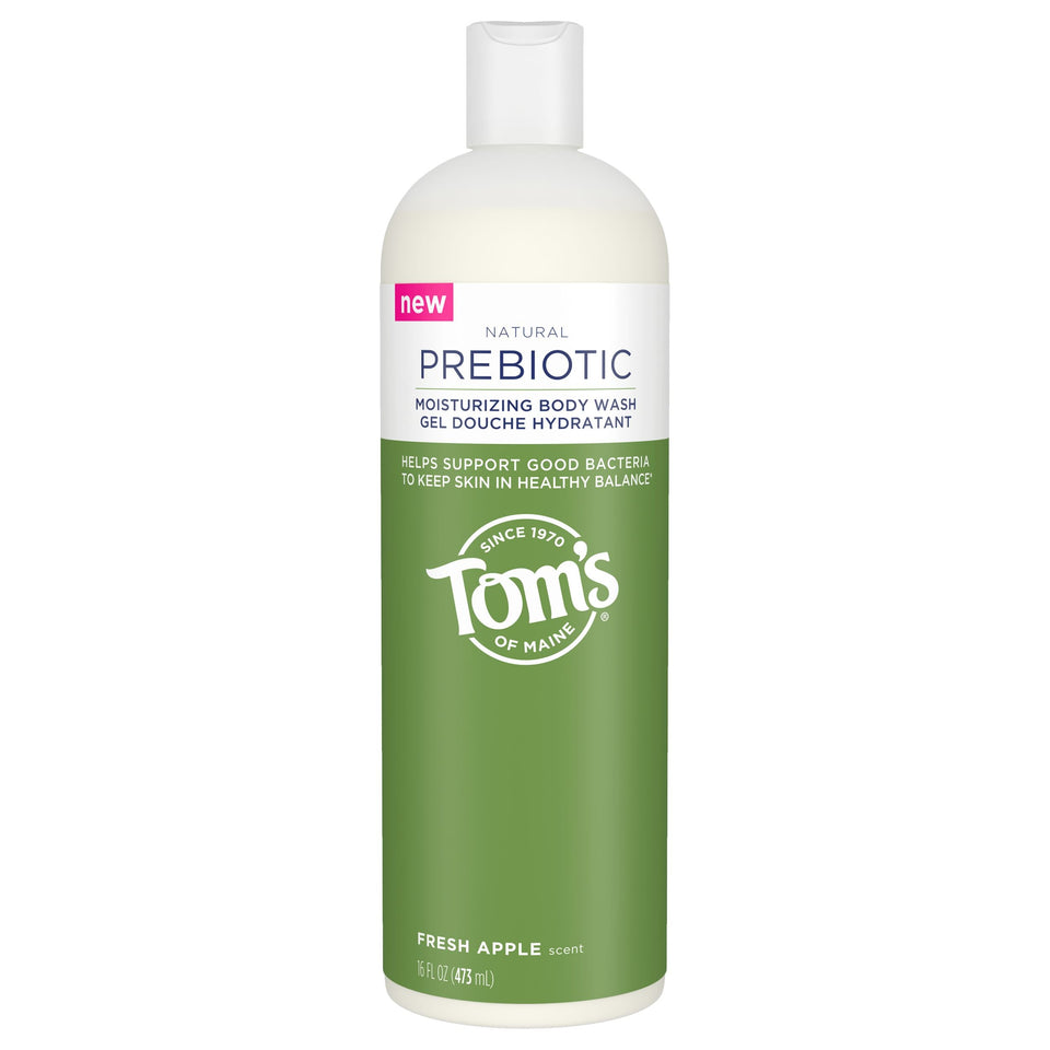 Tom's of Maine Prebiotic Moisturizing Natural Body Wash, Fresh Apple Scent, 16 oz. - Premium Body Wash & Shower Gel from Tom's of Maine - Just $17.17! Shop now at Kis'like