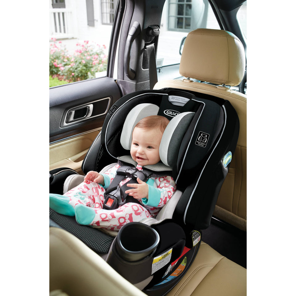 Graco 4Ever Extend2Fit 4-in-1 Convertible Car Seat, Clove White - Premium Convertible Car Seats from Graco - Just $377.53! Shop now at Kis'like