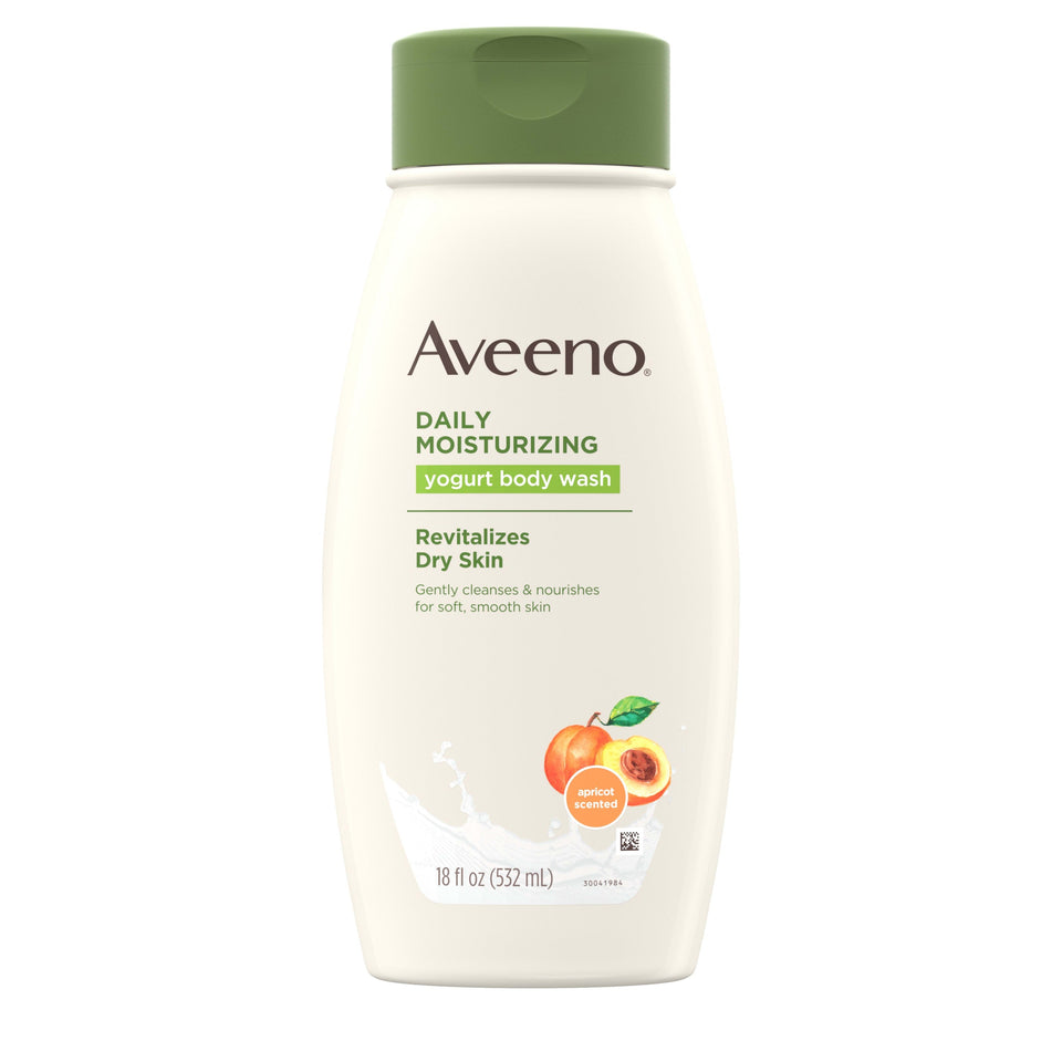 Aveeno Daily Moisturizing Yogurt Body Wash with Apricot, 18 fl. oz NA - Premium Body Wash & Shower Gel from Aveeno - Just $14.99! Shop now at Kis'like