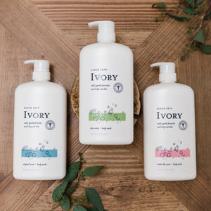 Ivory Body Wash, Paraben Free, Original Scent, 30 oz White - Premium Body Wash & Shower Gel from Ivory - Just $9.99! Shop now at Kis'like