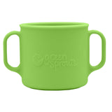 green sprouts Learning Cup-Green-12mo+ Green - Premium Sippy Cups: Alternatives to Plastic from Green Sprouts - Just $18.41! Shop now at Kis'like