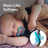Nanobebe Baby Pacifier, 3m+ - Gray 3 Months+ - Premium Pacifiers & Teethers from Nanobebe - Just $8.99! Shop now at Kis'like