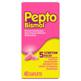 Pepto Bismol 5 Symptom Stomach Relief Caplets, 40 Ct Multicolor - Premium Digestion and Nausea Must Haves from Pepto - Just $9.99! Shop now at Kis'like