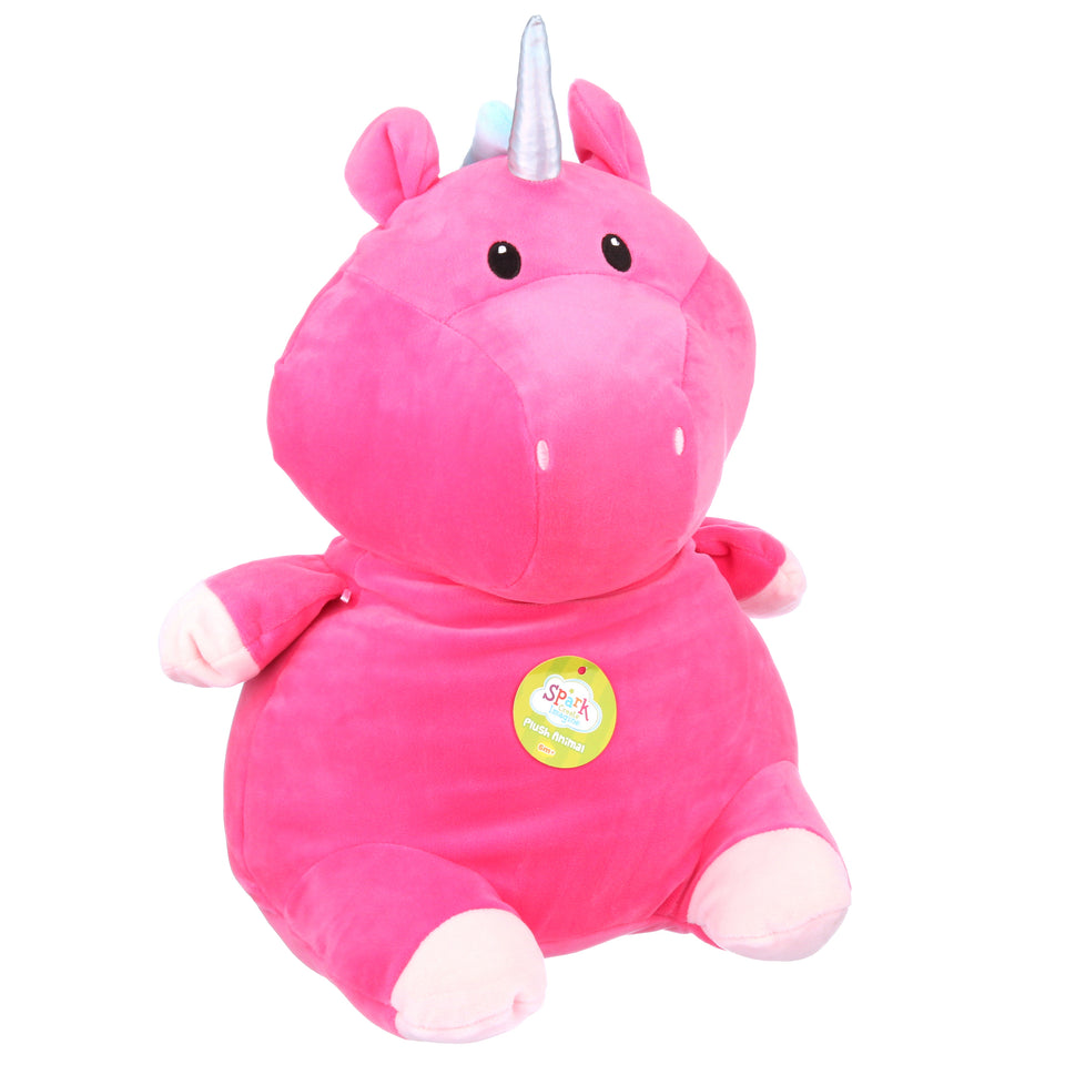 Spark. Create. Imagine. Large Pink Unicorn Plush Animal, Ultra Soft Yellow - Premium Soft & Plush Toys from Spark Create Imagine - Just $19.45! Shop now at Kis'like