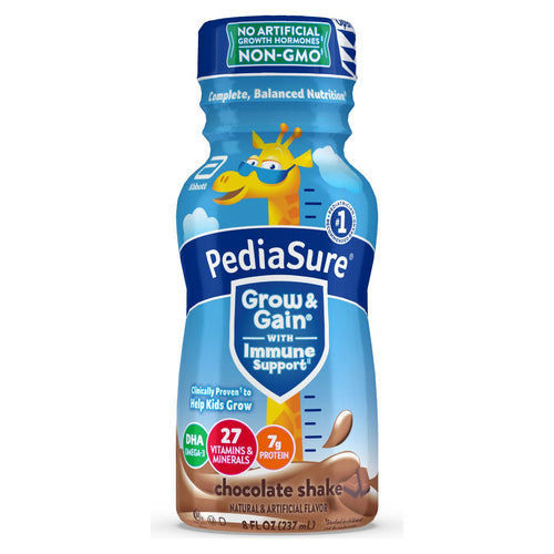 PediaSure Grow & Gain Kids’ Nutritional Shake, with Protein, DHA, and Vitamins & Minerals, Chocolate, 8 fl oz, 24-Count @generated 192 oz - Premium Baby Beverages from PediaSure - Just $63.99! Shop now at Kis'like