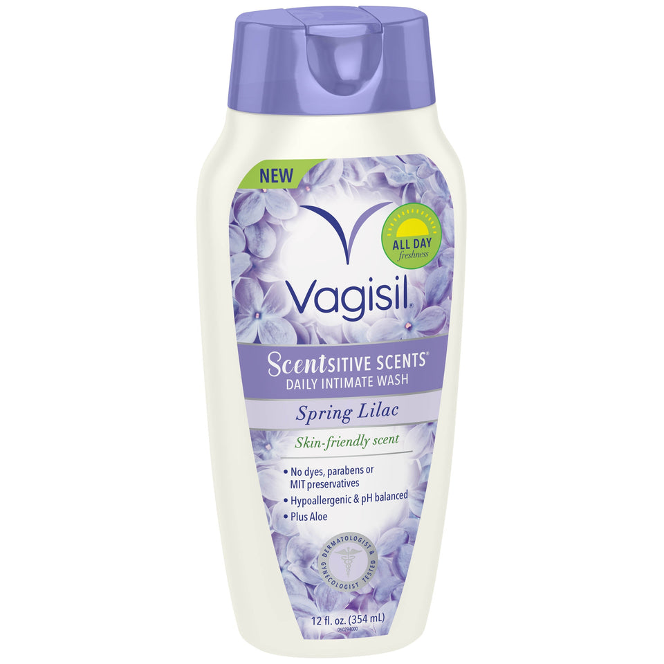 Vagisil Scentsitive Scents Daily Intimate Vaginal Feminine Wash, Spring Lilac Scent, 12 Ounce Bottle (Pack of 3) - Premium All Feminine Care from Vagisil - Just $18.99! Shop now at KisLike