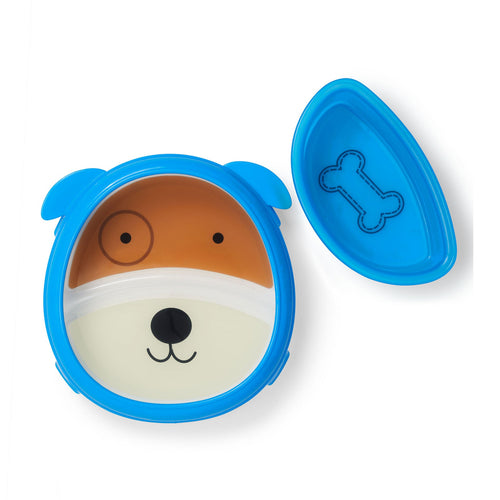 Skidaddle by Skip Hop Smart Serve Plate & Bowl - Dog Blue - Premium Toddler Feeding from Skidaddle - Just $15.95! Shop now at Kis'like