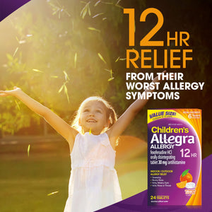 Allegra Children's 12HR Orally Disintegrating Tablets (24 Ct) 24 Tablets - Premium Children's Allergy from Allegra - Just $23.99! Shop now at Kis'like