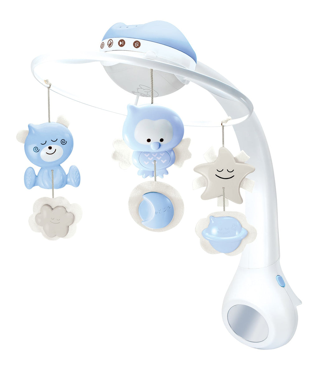 3-in-1 Projector Musical Mobile, Blue - Premium Crib Mobiles from Bkids - Just $34.99! Shop now at Kis'like