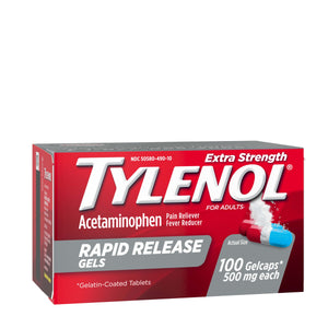 TYLENOL Extra Strength Acetaminophen Rapid Release Gels, 100 ct Other - Premium Headaches & Fever from TYLENOL - Just $14.99! Shop now at Kis'like