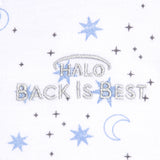 HALO® SleepSack® wearable blanket 100% cotton, midnight moons blue, medium M - Premium HALO Sleepsacks from HALO - Just $36.99! Shop now at Kis'like