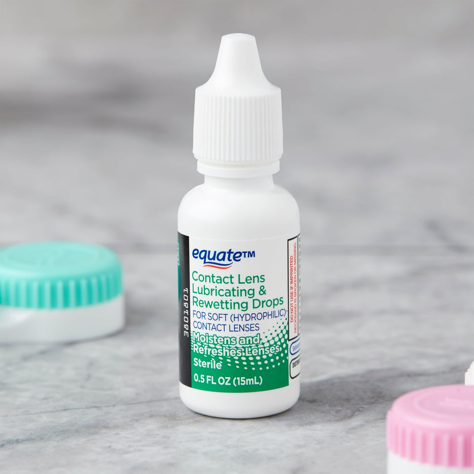 Equate Contact Lens Rewetting Drops, 0.5 Fl oz 0.5 oz - Premium Equate Eye Drops from Equate - Just $13.76! Shop now at Kis'like