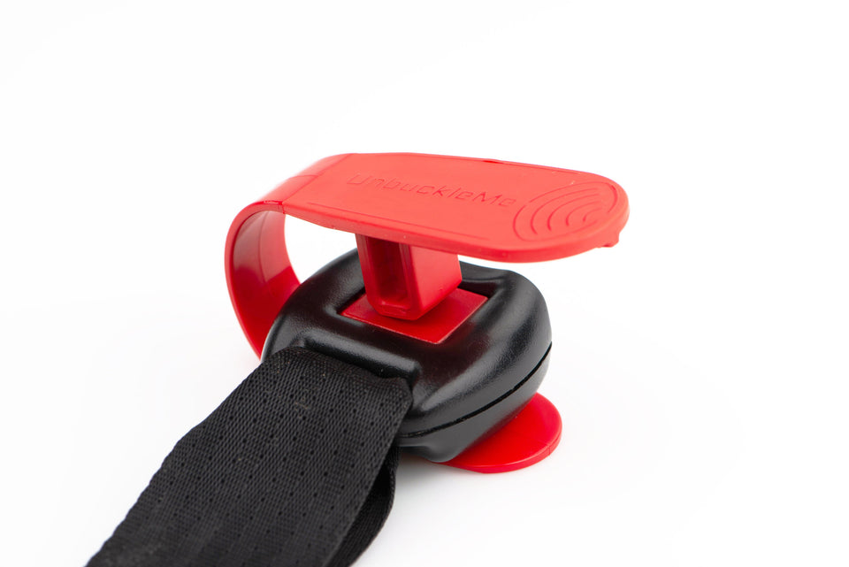 UnbuckleMe Car Seat Buckle Release Tool - As Seen on Shark Tank - Makes it Easy to Unbuckle a Child's Car Seat - Easy Tool for Parents, Grandparents & Older Children (1 Pack, Red) - Premium All Car Seat Accessories from UnbuckleMe - Just $24.07! Shop now at Kis'like