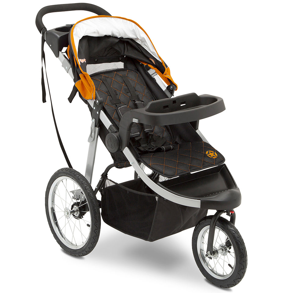 Jeep Unlimited Range Jogger by Delta Children, Trek Orange Tonal One Size - Premium Jogging Strollers from Jeep - Just $136.22! Shop now at Kis'like