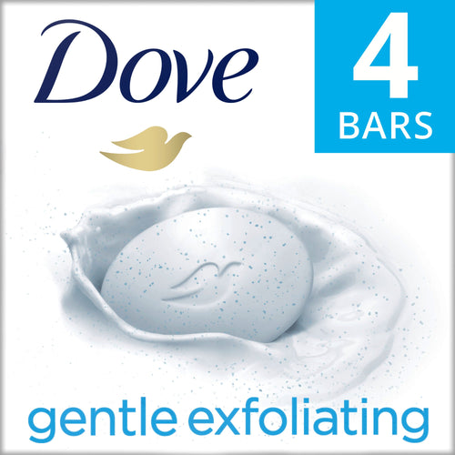 Dove Beauty Bar Gentle Exfoliating, 3.75 Oz., 4 Bars Off-White 4 Bars, 4 oz (113 g) Each 4.20 oz each - Premium Body Wash & Shower Gel from Dove - Just $8.99! Shop now at Kis'like