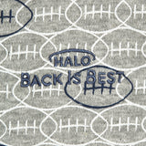 HALO® SleepSack® wearable blanket 100% cotton, footballs, medium Blue M - Premium HALO Sleepsacks from HALO - Just $28.99! Shop now at Kis'like