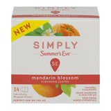 Summer's Eve Simply Cleansing Cloths, Mandarin Blossom, 14 Ct - Premium Feminine Wipes from Summer's Eve - Just $11.97! Shop now at Kis'like
