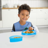 Skidaddle by Skip Hop Smart Serve Plate & Bowl - Dog Blue - Premium Toddler Feeding from Skidaddle - Just $15.95! Shop now at Kis'like