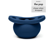 The Pop Pacifier, Navy About You Blue 0 - 6 Months - Premium All Baby Gift Ideas from Doddle & Co. - Just $18.41! Shop now at Kis'like