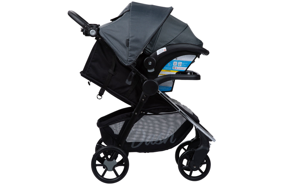 Monbebe Dash Travel System Stroller and Infant Car Seat, Pinstripe Gray Pinstripe One Size - Premium Travel Systems (3 in 1 Strollers) from Monbebe - Just $214.41! Shop now at Kis'like