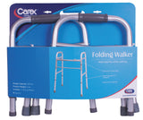 Carex Folding Walker for Adults with Height Adjustable Legs Gray 1 - Premium Mobility Walkers and Rollators from Carex - Just $49.99! Shop now at Kis'like