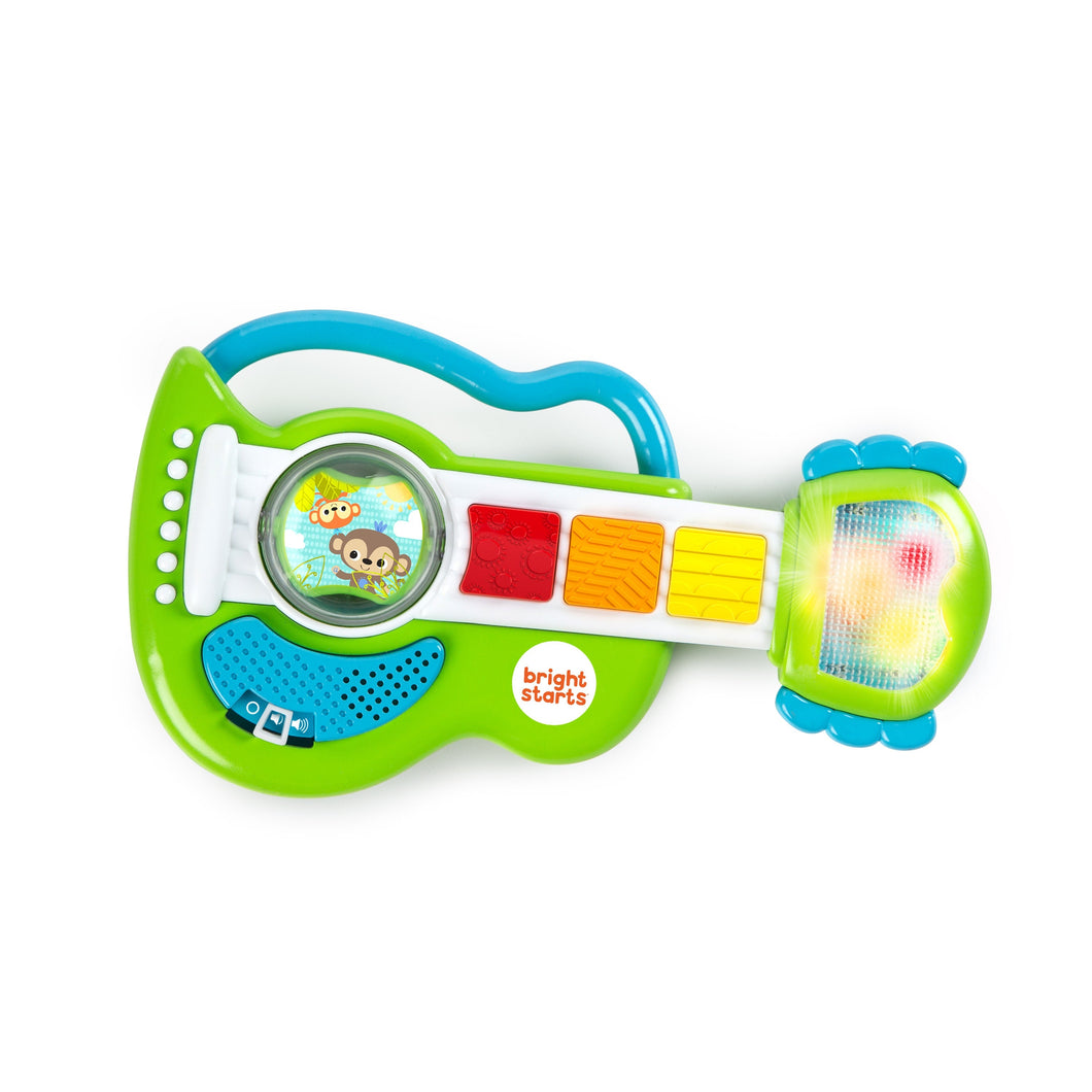 Bright Starts Rattling Rockstar Guitar Musical Toy, Ages 3 months + Multicolor - Premium Baby Learning Toys from Bright Starts - Just $19.99! Shop now at Kis'like