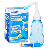 Equate Comfort Flow Neti Pot Sinus Wash System (Blue) + 50 Neti Salt Saline Packets - Premium Equate Sinus Congestion & Nasal Care from Equate - Just $9.99! Shop now at Kis'like