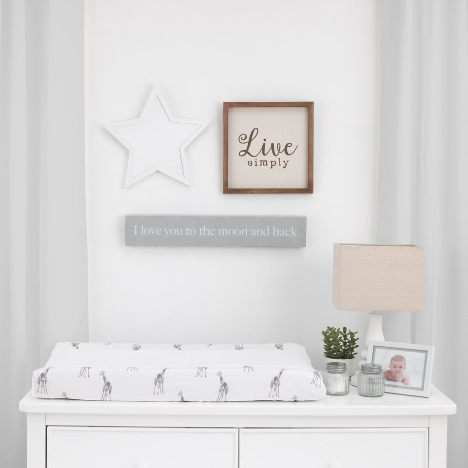 Little Love by NoJo Star Shaped Decorative Mirror White - Premium Baby Wall Decor from Little Love by NoJo - Just $41.99! Shop now at Kis'like